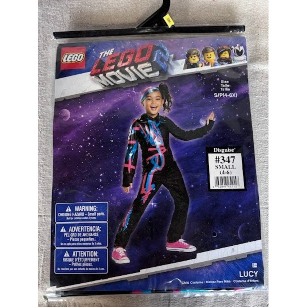LEGO Movie 2 Lucy‎ Costume Child's Size Small (4-6) Halloween Cosplay Disguise